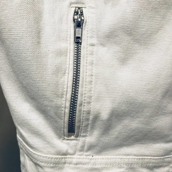 H&M white denim jacket size 6 - Picture 5 of 7